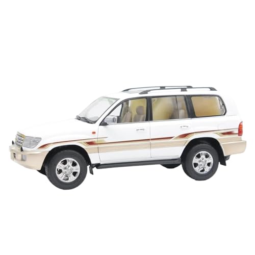 1 18 Für Land Cruiser LC100 SUV Legierung Diecast Modell Auto Spielzeug Fahrzeuge Autoenthusiasten Sammlung Modell Druckgussmodelle Motorfahrzeuge(White) von DUEVEL