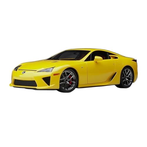 1 18 Für Lexus LFA Sportwagenmodell Harzauto-Modellauto-Sammlerstücke-Enthusiasten Dekorative Ornamente Druckgussmodelle Motorfahrzeuge(Yellow) von DUEVEL
