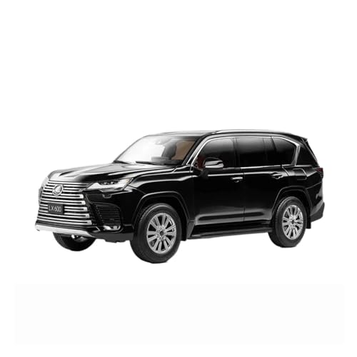 1 18 Für Lexus LX600 SUV Legierung Automodell Statische Dekoration Urlaub Geschenk Sammlung Metall Material Dekorationen Druckgussmodelle Motorfahrzeuge(Schwarz) von DUEVEL