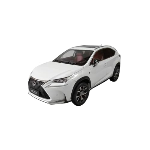 1 18 Für Lexus NX200t Metalldruckguss-Modellauto-Sammlung Dekoration Jungen Geschenke Autoenthusiasten Ornamente Druckgussmodelle Motorfahrzeuge(White) von DUEVEL
