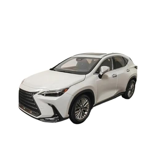 1 18 Für Lexus NX400h Legierung Auto Modell Junge Geschenk Erwachsene Display Ornamente Fahrzeug Enthusiasten Sammlung Druckgussmodelle Motorfahrzeuge(White) von DUEVEL