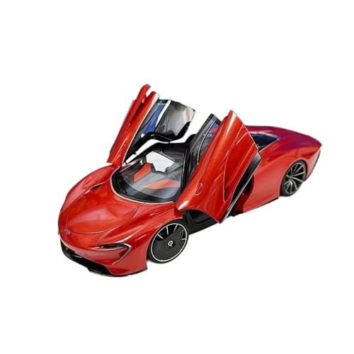 1 18 Für MCLAREN SPEEDTAIL Automodellsammlung Sportwagen ABS-Material Persönliche Sammlung Statische Ornamente Druckgussmodelle Motorfahrzeuge(Orange) von DUEVEL