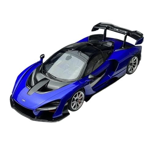 1 18 Für McLAREN Senna Automodell Sportwagen Statische Verzierung Supercars Track Race Car Druckguss-Sammlerstücke Druckgussmodelle Motorfahrzeuge(Orange) von DUEVEL