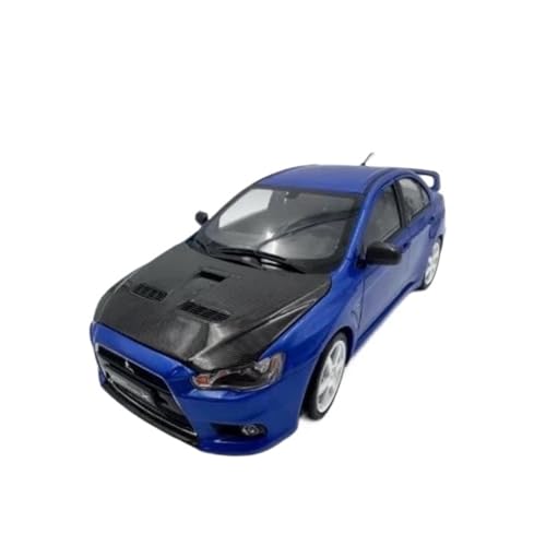 1 18 Für Mitsubishi Lancer EV0 X TE37 Automodell Legierung Fahrzeug Sammlung Erwachsene Jungen Souvenir Geschenk Statische Druckgussmodelle Motorfahrzeuge(Blau) von DUEVEL