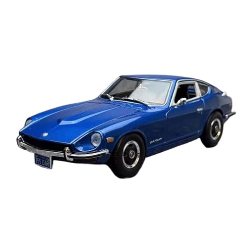 1 18 Für Nissan 240Z Datsun Diecast Auto Modell Legierung Auto Modell Spielzeug Erwachsene Jungen Souvenir Geschenk Hobby Druckgussmodelle Motorfahrzeuge(Blau) von DUEVEL