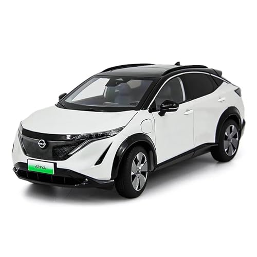 1 18 Für Nissan Ariya 2022 Auto Legierung Druckguss Modell Sammlung Dekorative Ornamente Geschenk Modell Druckgussmodelle Motorfahrzeuge(White) von DUEVEL