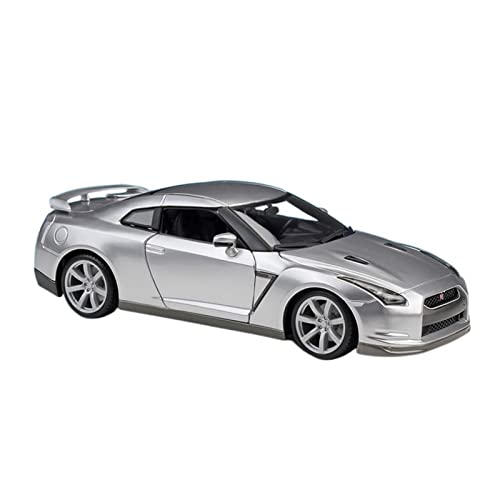DUEVEL 1 18 Für Nissan GT-R R35 2009 Sportwagen Legierung Fertiges Simulationsautomodell Mit Basissammlung Druckgussmodelle Motorfahrzeuge(A) von DUEVEL