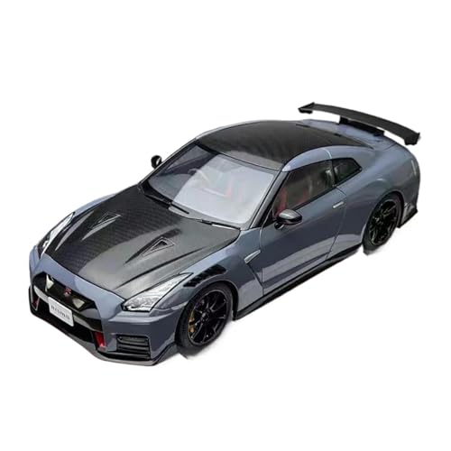 1 18 Für Nissan GT-R35 2022 Simulation Auto Modell Legierung Druckguss Modell Sammlung Dekoration Ornamente Druckgussmodelle Motorfahrzeuge(Blau) von DUEVEL
