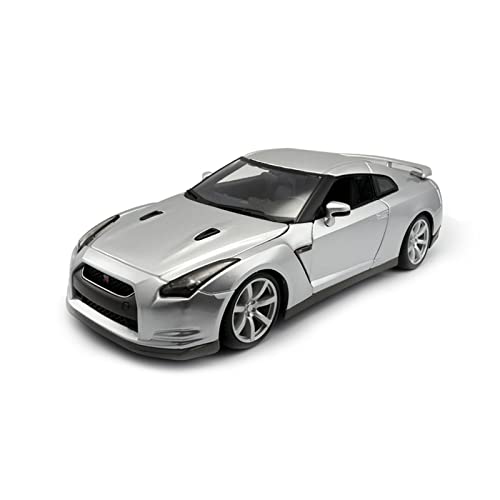 1 18 Für Nissan GTR Legierung Diecast Modell Simulation Statische Auto Ornament Mode Männer Geschenk Druckgussmodelle Motorfahrzeuge(A) von DUEVEL