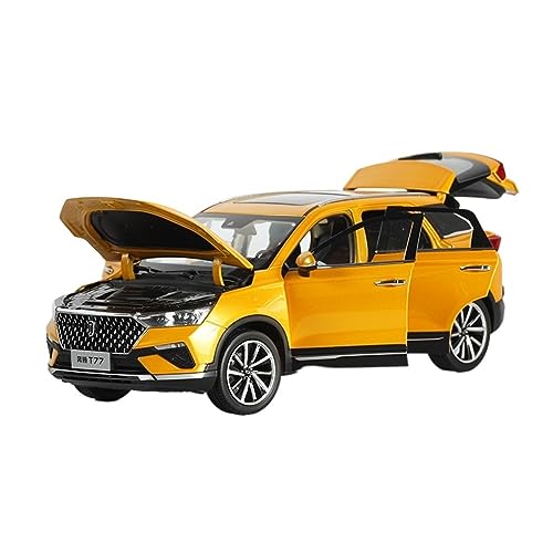 1 18 Für Pentium T77 Gelb Statische Legierung Diecast Auto Modell Sammlung Ornamente Erwachsene Geburtstag Geschenk Druckgussmodelle Motorfahrzeuge von DUEVEL