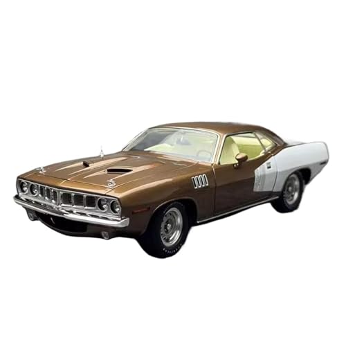1 18 Für Plymouth Cuda 1971 Muscle Simulation Legierung Auto Modell Diecast Antike Klassische Modell Auto Sammlung Druckgussmodelle Motorfahrzeuge von DUEVEL