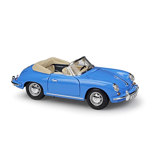 1 18 Für Porsche 356B Cabriolet Legierung Sportwagenmodell Druckguss-Simulation Spielzeugfahrzeug Sammlerstück Souvenir Druckgussmodelle Motorfahrzeuge von DUEVEL