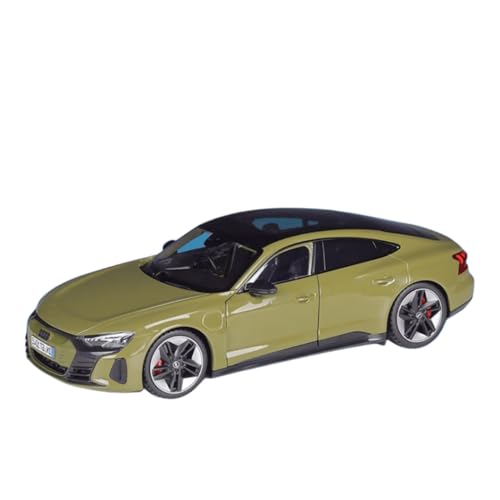 1 18 Für RS E-tron GT Reines Elektrisches Sportwagensimulationslegierungsauto-Fertigmodell Mit Basissammlung Geschenkspielzeugauto Druckgussmodelle Motorfahrzeuge(Grün) von DUEVEL