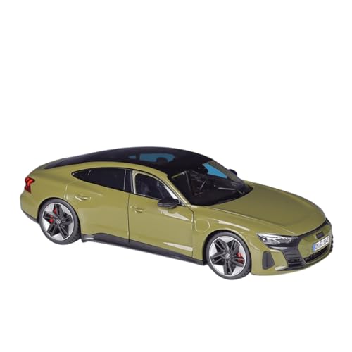 DUEVEL 1 18 Für RS E-tron GT Simulationslegierung Mit Lenkgestänge Automodell Statisches Erwachsenensammlung Geschenkspielzeugauto Druckgussmodelle Motorfahrzeuge(Grün) von DUEVEL