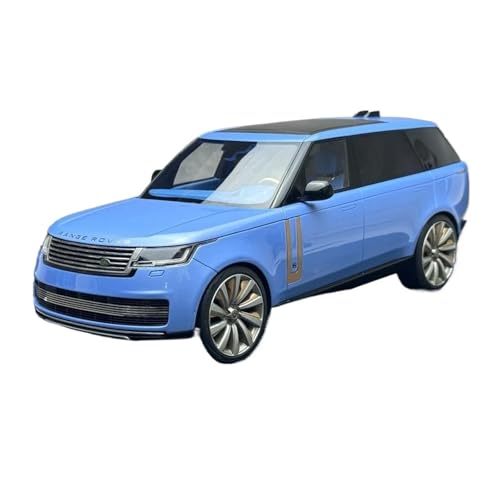 1 18 Für Range Rover Honor Und Honor Genesis Extended Edition Resin Automodell SUV Statische Verzierung Sammlerstücke Druckgussmodelle Motorfahrzeuge(Blau) von DUEVEL
