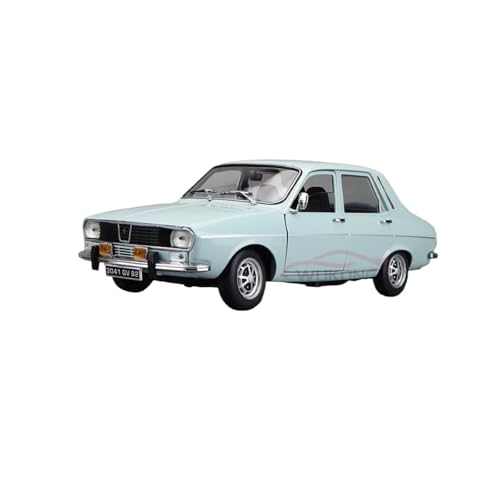 1 18 Für Renault 12 TS 1974 Klassisches Retro-Legierungsautomodell Statische Miniaturfahrzeugsammlung Anzeigegeschenke Druckgussmodelle Motorfahrzeuge(White) von DUEVEL