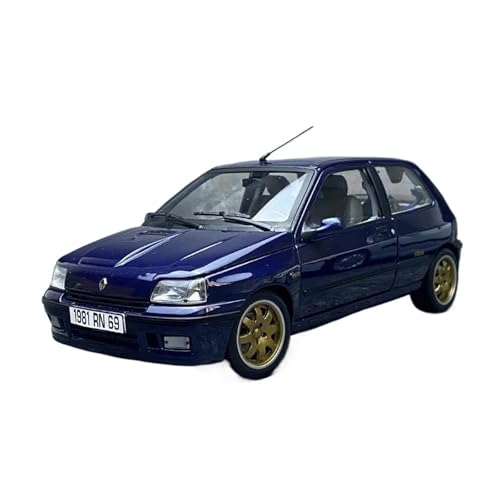 1 18 Für Renault Clio Williams 1993 Metallautomodell Statische Verzierung Druckguss-Sammlungen Von Autoliebhabern Druckgussmodelle Motorfahrzeuge(Blau) von DUEVEL