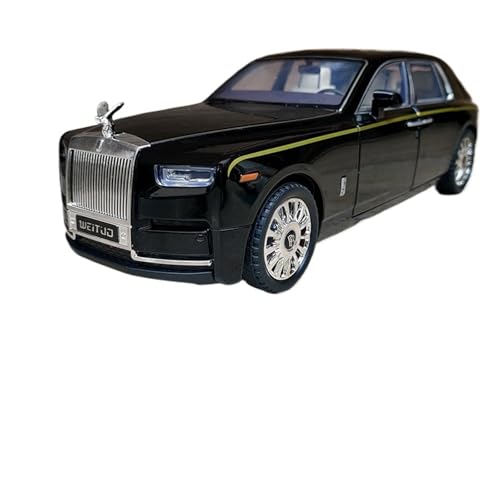 1 18 Für Rolls-Royce Legierung Automodell Simulation Phantom Großes Spielzeugauto Bumerang Serie Ornamente Druckgussmodelle Motorfahrzeuge(Schwarz) von DUEVEL