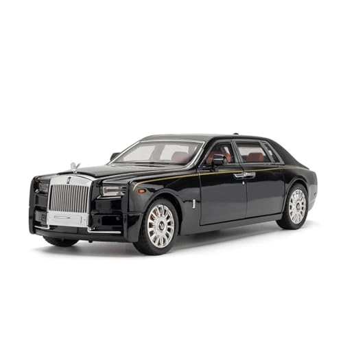 1 18 Für Rolls Royce Phantom Legierung Luxy Automodell Druckguss Metallauto Sammeln Dekorationen Jungen Geschenke Druckgussmodelle Motorfahrzeuge(Schwarz) von DUEVEL