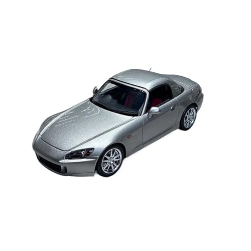 1 18 Für S2000 AP2 Motor Schlüsselanhänger Sportwagen Display Modell Set Geschenk Für Erwachsene Druckgussmodelle Motorfahrzeuge(Silber) von DUEVEL