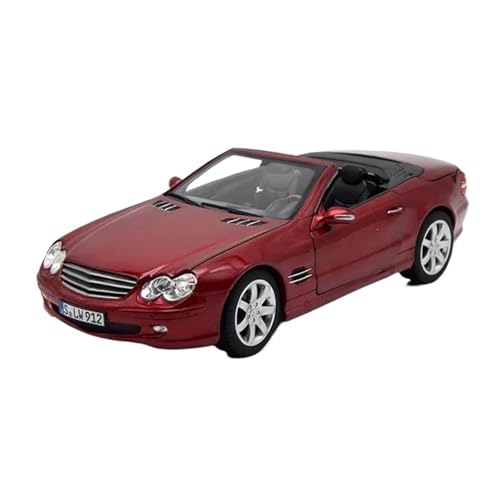 1 18 Für Scale Diecast Alloy Benz SL500 Toys Sports Car LimitierteAdultCollectionDisplay-Dekoration Druckgussmodelle Motorfahrzeuge(Rot) von DUEVEL