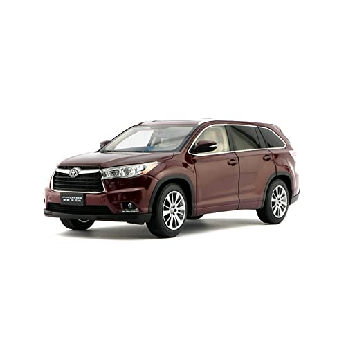 1 18 Für Toyota 2015 Highlander Rot Legierung Druckguss Statische Modellauto Sammlung Mode Geschenk Druckgussmodelle Motorfahrzeuge von DUEVEL