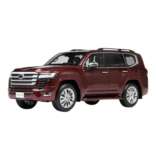 1 18 Für Toyota Land Cruiser LC300 ZX SUV Druckguss-Legierung Automodell Metallmodell Fahrzeug-Enthusiasten-Sammlung Druckgussmodelle Motorfahrzeuge(Rot) von DUEVEL