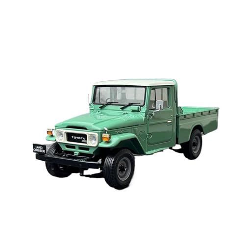 1 18 Für Toyota Land Cruiser LC40 Pickup Land Cruiser Geländewagen-Automodell Statische Ausstellungsgeschenksammlung Druckgussmodelle Motorfahrzeuge(Grün) von DUEVEL