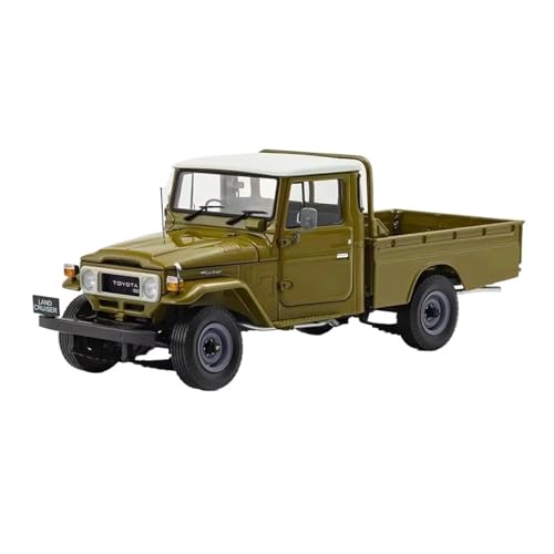 1 18 Für Toyota Land Cruiser LC40 Pickup Land Cruiser Geländewagen-Automodell Statische Ausstellungsgeschenksammlung Druckgussmodelle Motorfahrzeuge(Yellow) von DUEVEL