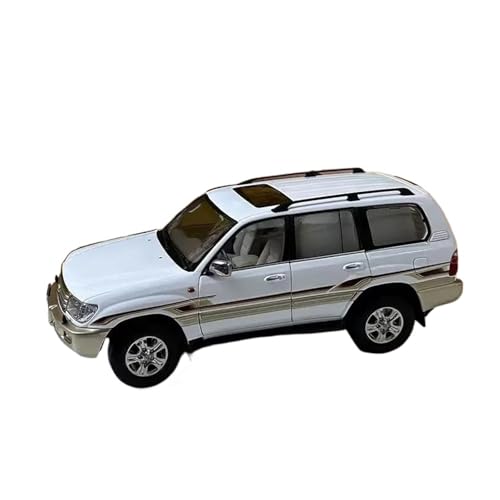 1 18 Für Toyota Land Cruiser Lc100 Metallsimulation Geländewagen-Legierung Druckguss-Automodellsammlung Druckgussmodelle Motorfahrzeuge(White) von DUEVEL