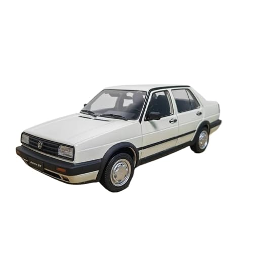 1 18 Für VW Jetta GT MK2 Legierung Klassische Auto Modell Diecast Metall Retro Auto Fahrzeuge Modell Sammlung Dekoration Druckgussmodelle Motorfahrzeuge(White) von DUEVEL