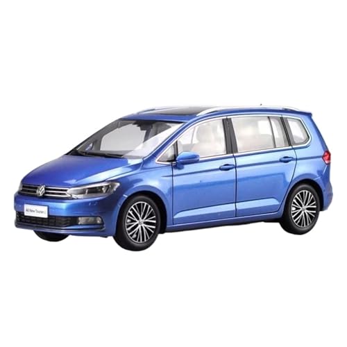 1 18 Für VW Jetta Statische Volltür Legierung Druckguss Modell Sammlung Auto Modell Dekoration Ornamente Modell Druckgussmodelle Motorfahrzeuge(Blau) von DUEVEL