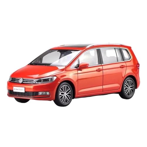 1 18 Für VW Jetta Statische Volltür Legierung Druckguss Modell Sammlung Auto Modell Dekoration Ornamente Modell Druckgussmodelle Motorfahrzeuge(Orange) von DUEVEL