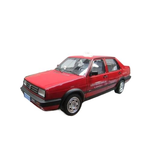 1 18 Für VW Jetta Statisches Volltür-Legierungsdruckgussmodell-Sammlungsautomodelldekorationsornamentmodell Druckgussmodelle Motorfahrzeuge(Red B) von DUEVEL