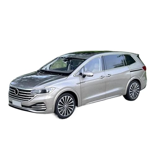 1 18 Für VW Viloran MPV Auto Legierung Druckguss Modell Auto Spielzeug Sammlung Ornamente Geschenk Mini Simulation Auto Druckgussmodelle Motorfahrzeuge(Gold) von DUEVEL
