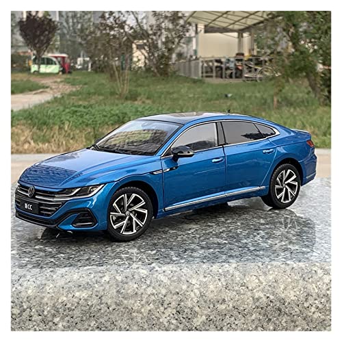 1 18 Für Volkswagen CC 2019 Simulation Legierung Automodell Statisches Fahrzeug Sammlerstück Ornament Druckgussmodelle Motorfahrzeuge(Blau) von DUEVEL
