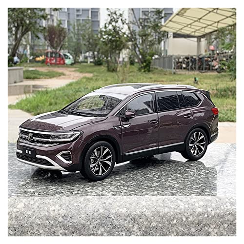 1 18 Für Volkswagen TALAGON 2021 SUV Simulation Legierung Automodell Statisches Fahrzeug Sammlerstück Ornament Druckgussmodelle Motorfahrzeuge(Brown) von DUEVEL