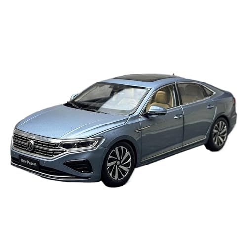 1 18 Für Vw Passat 2022 Legierungsautomodell Druckgussfahrzeug Modellauto-Enthusiasten-Sammlung Ausstellungsornamente Druckgussmodelle Motorfahrzeuge(Deluxe Blue) von DUEVEL