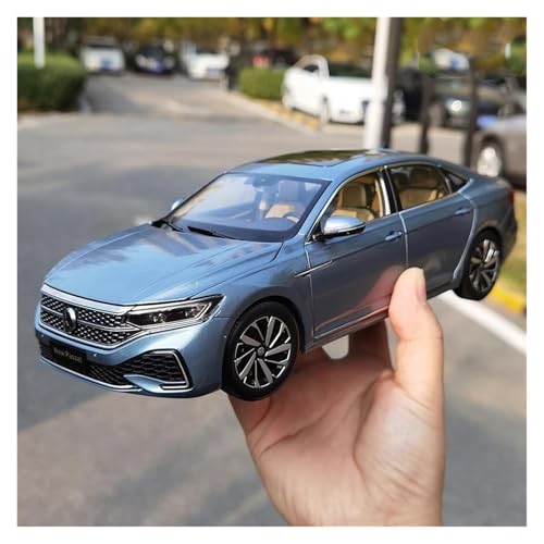 1 18 Für Vw Passat 2022 Legierungsautomodell Druckgussfahrzeug Modellauto-Enthusiasten-Sammlung Ausstellungsornamente Druckgussmodelle Motorfahrzeuge(Starry Blue) von DUEVEL