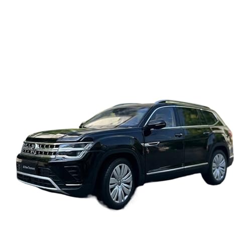 1 18 Für Vw Teramont 2021 SUV Fahrzeug Simulation Legierung Auto Modell Diecast Spielzeug Sammeln Souvenir Ornamente Autos Druckgussmodelle Motorfahrzeuge(Schwarz) von DUEVEL