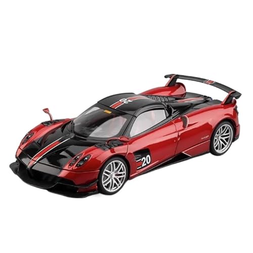 1 18 Großes Pagani Huayra BC Legierungs-Sportrennwagen-Fahrzeugmodell Simulation Sound- Und Lichtgeschenke Druckgussmodelle Motorfahrzeuge(Rot) von DUEVEL