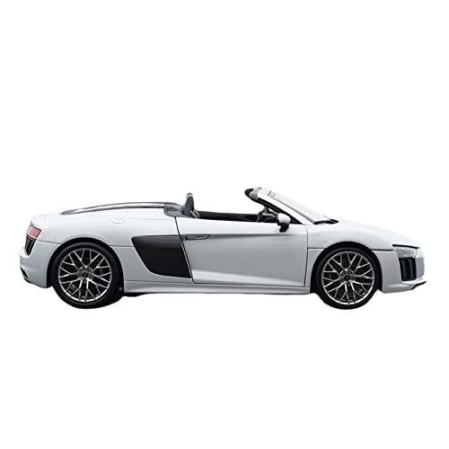 1 18 Passend Für Audi R8 V10 Plus Spyder Cabrio Legierung Modellauto Sammlung Souvenir Display Spielzeugfahrzeug Druckgussmodelle Motorfahrzeuge(B) von DUEVEL