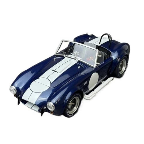 1 18 Shelby Cobra 427 S/C Legierung Automodell Maßstab Druckguss Automodell Erwachsene Geschenk Druckgussmodelle Motorfahrzeuge(Blau) von DUEVEL