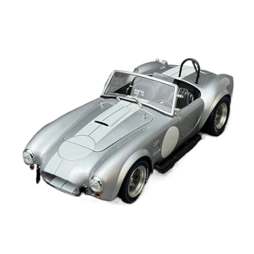 1 18 Shelby Cobra 427 S/C Legierung Automodell Maßstab Druckguss Automodell Erwachsene Geschenk Druckgussmodelle Motorfahrzeuge(Silve) von DUEVEL