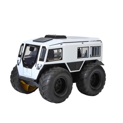 1 24 Für All-Terrain Sherp Alloy ATV Truck Diecasts Metal Off-Road Vehicles Car Model Simulation Sound and Light Druckgussmodelle Motorfahrzeuge(White) von DUEVEL