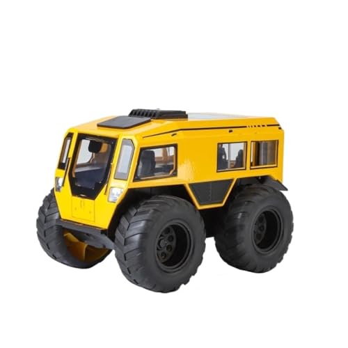 1 24 Für All-Terrain Sherp Alloy ATV Truck Diecasts Metal Off-Road Vehicles Car Model Simulation Sound and Light Druckgussmodelle Motorfahrzeuge(Yellow) von DUEVEL