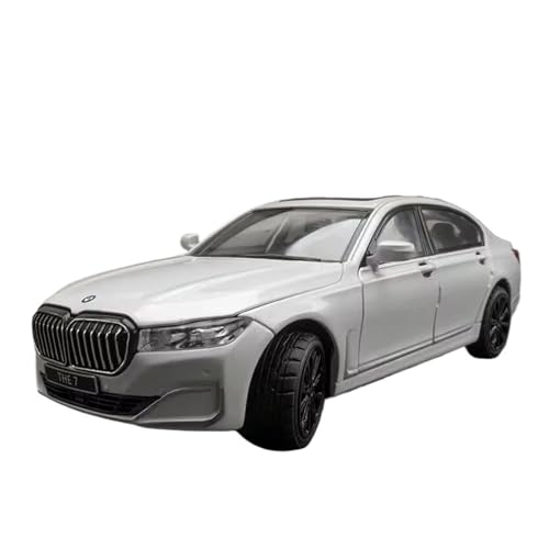1 24 Für BMW 7er 760 LI Legierung Automodell Druckguss Metall Fahrzeuge Automodell-Enthusiasten Sammlungen Dekorationen Druckgussmodelle Motorfahrzeuge(White) von DUEVEL
