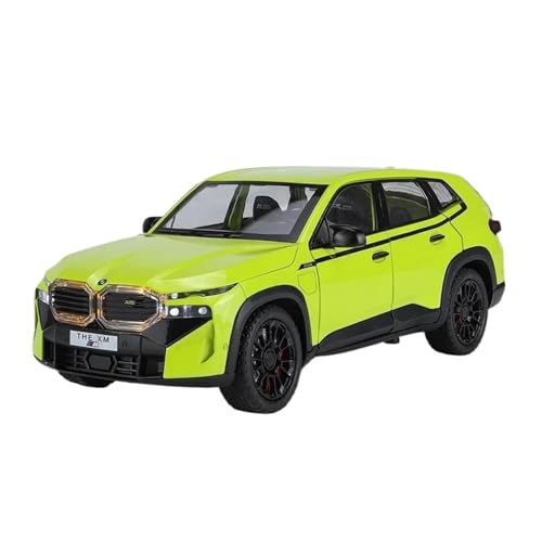 1 24 Für BMW XM SUV Legierung Auto Druckguss Spielzeug Fahrzeuge Auto Modell Auto Enthusiasten Dekorationen Geschenke Druckgussmodelle Motorfahrzeuge(Grün) von DUEVEL