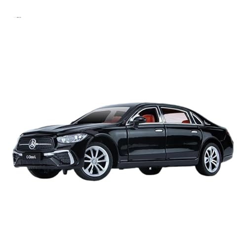 1 24 Für Benz C260L Diecast Metall Legierung Modell Auto Sound Licht Zurückziehen Sammlungen Spielzeug Geschenke Wohnkultur Druckgussmodelle Motorfahrzeuge(Schwarz) von DUEVEL