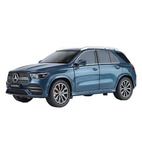 1 24 Für Benz GLE 350 300 450 Legierung Auto Modell Diecast Sound Und Licht Auto Modell Enthusiasten Sammlung Spielzeug Druckgussmodelle Motorfahrzeuge(Blau) von DUEVEL